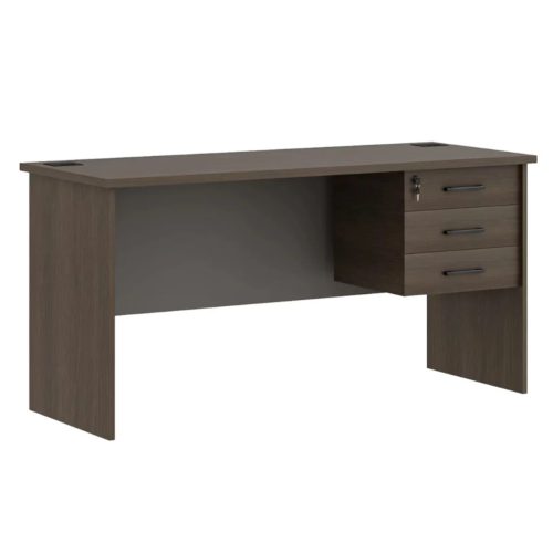1500mm x 750mm 3 Drawer Office Desk (Acacia)